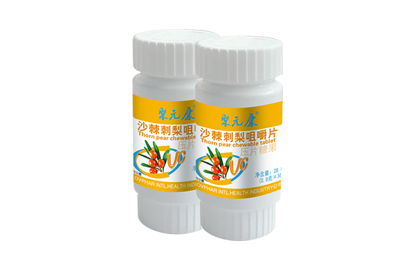 沙棘刺梨咀嚼片壓片糖果